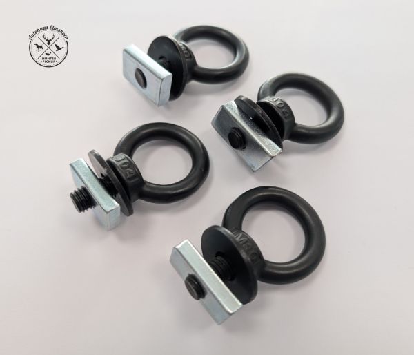 Ringschraube / Ringöse  M10 schwarz Edelstahl